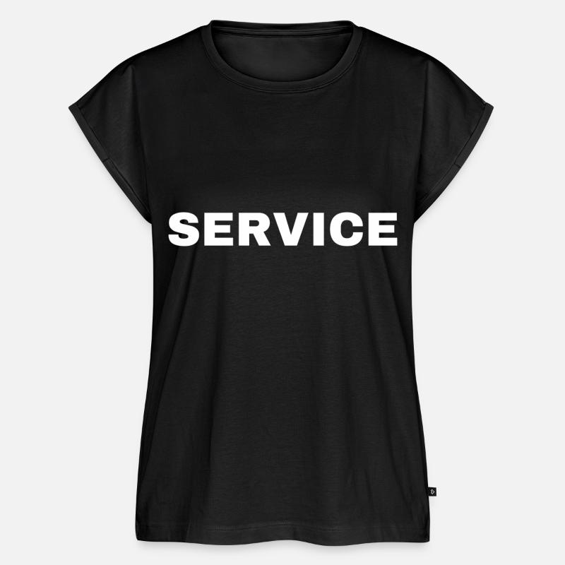 Servizio - Top ecologico premium da donna - nero