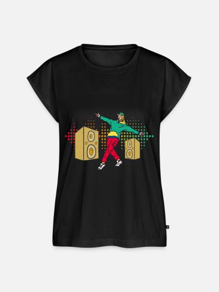 Breakdance Breakdancer - Frauen Premium Bio Top - Schwarz