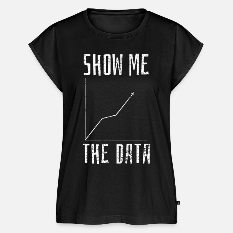 Data Science Informatik - Frauen Premium Bio Top - Schwarz