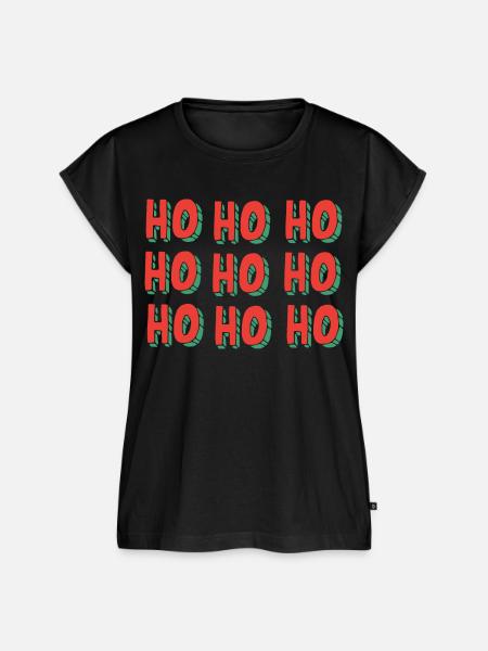 HoHoHo - Frauen Premium Bio Top - Schwarz
