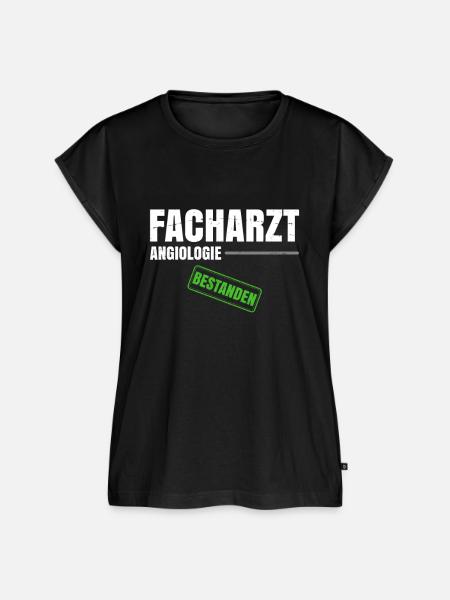 Facharzt Angiologie - Frauen Premium Bio Top - Schwarz