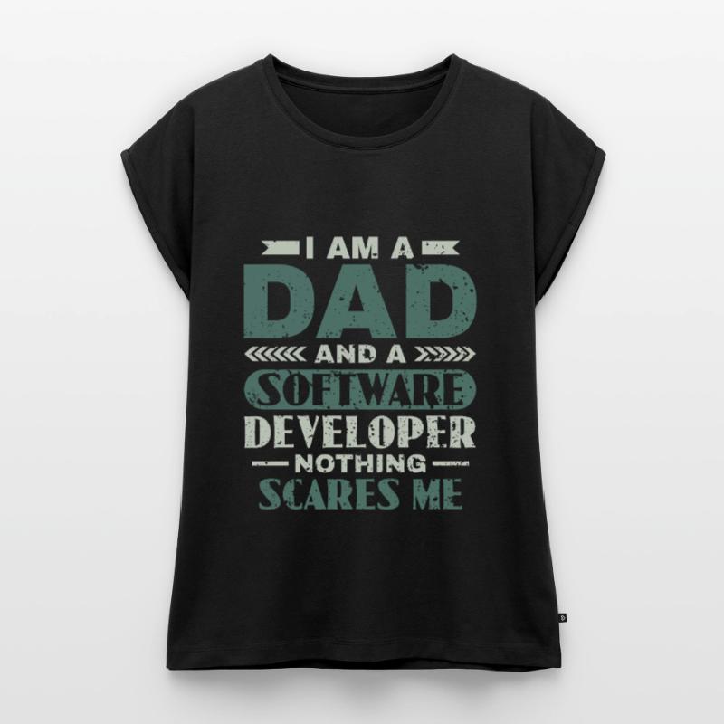 Software Developer Dad - Software Programmierer Frauen Premium Bio Top