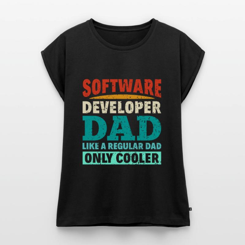 Software Developer Dad - Software Programmierer Frauen Premium Bio Top