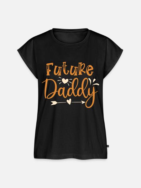 Future daddy - Frauen Premium Bio Top - Schwarz
