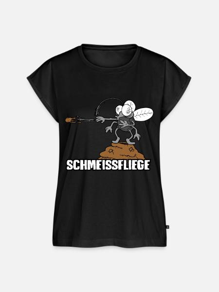 Schmeissfliege - Frauen Premium Bio Top - Schwarz