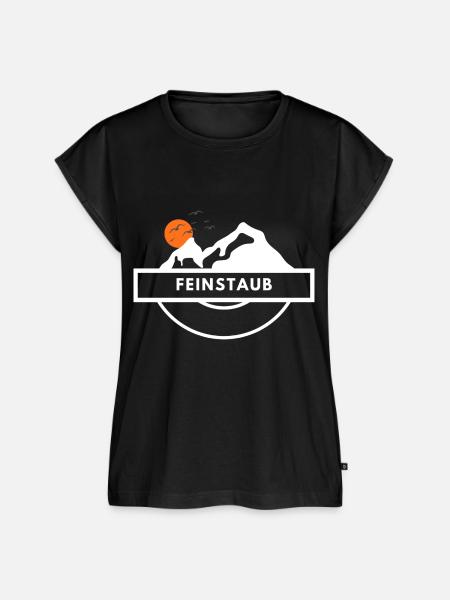 Feinstaub - Frauen Premium Bio Top - Schwarz
