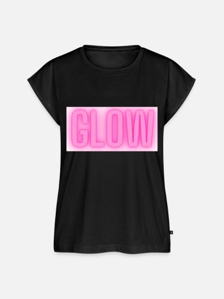 Glow - Frauen Premium Bio Top - Schwarz
