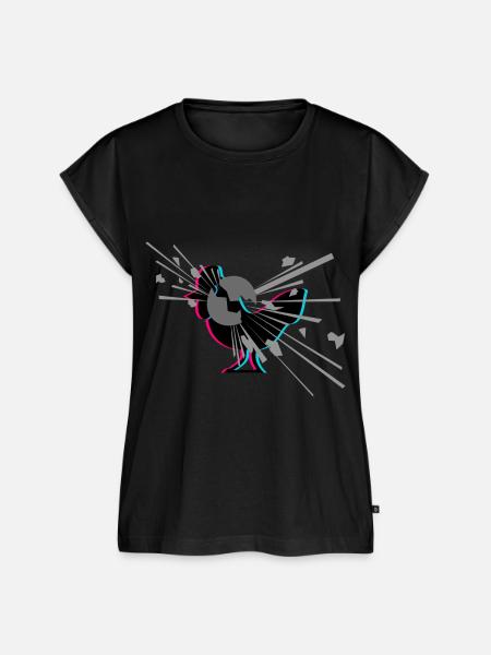 KENNR1CH CHICKEN GRENADE MERCH - Frauen Premium Bio Top - Schwarz
