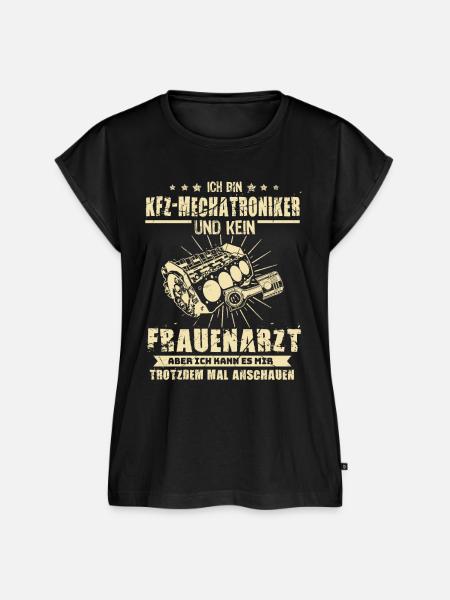 Kfz Mechatroniker - Frauen Premium Bio Top - Schwarz