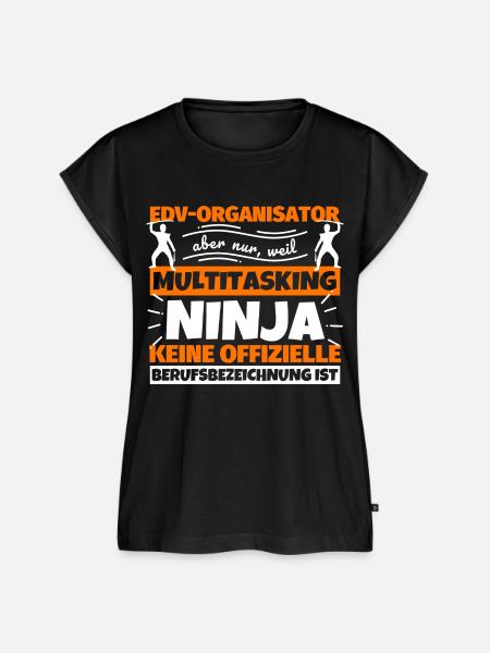 EDV-Organisator - Frauen Premium Bio Top - Schwarz