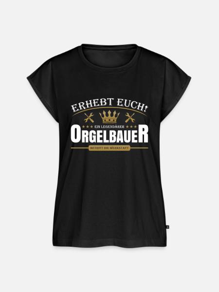 Orgelbauer - Frauen Premium Bio Top - Schwarz