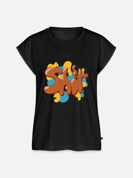 Shit - Frauen Premium Bio Top - Schwarz