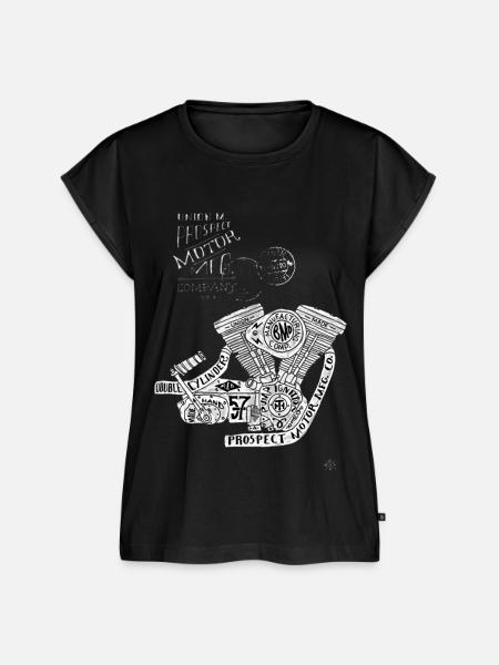 Motor - Frauen Premium Bio Top - Schwarz