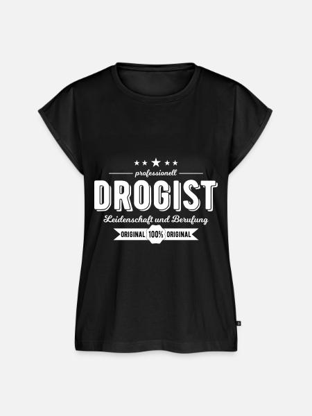 Drogist Beruf Geschenk - Frauen Premium Bio Top - Schwarz