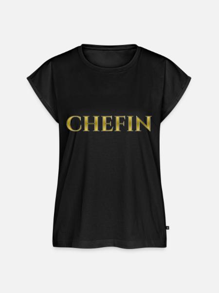 CHEFIN - Frauen Premium Bio Top - Schwarz