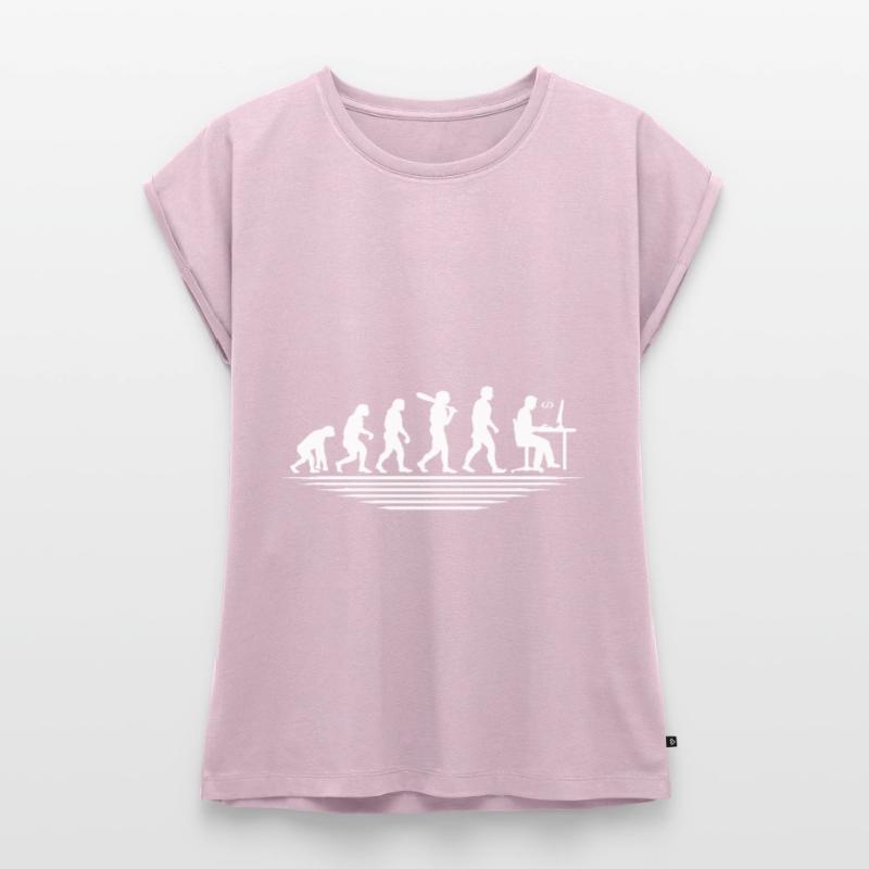 Coffee Coding Evolution Codeur Développeur Nerd Coffe Haut bio Premium Femme