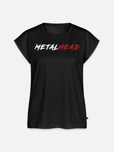 Metalhead - Frauen Premium Bio Top - Schwarz