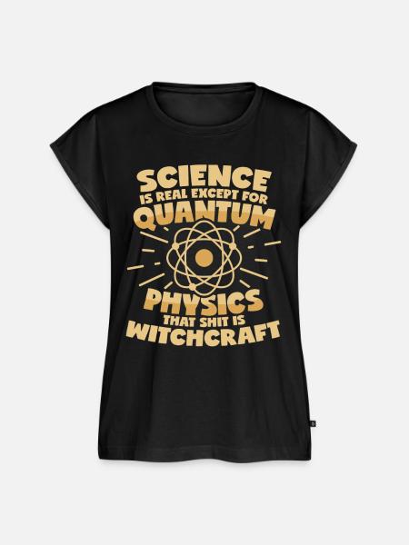 Quantenphysik - Frauen Premium Bio Top - Schwarz