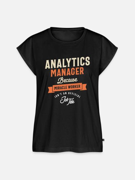 Lustiger Beruf - Analytics Manager - Frauen Premium Bio Top - Schwarz