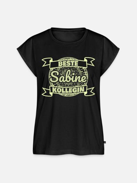 Sabine - Frauen Premium Bio Top - Schwarz