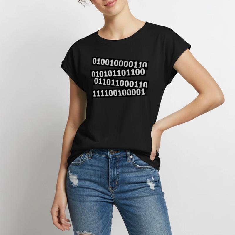 Binär Code Programm Sprache Frauen Premium Bio Top
