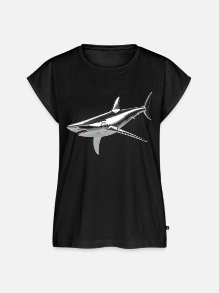 Chrome Hai - Frauen Premium Bio Top - Schwarz