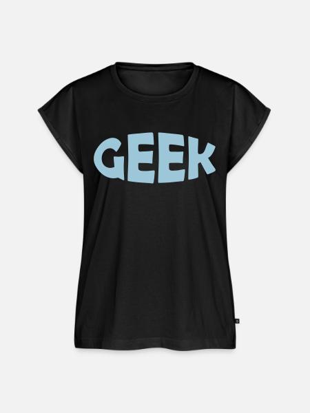 GEEK - Frauen Premium Bio Top - Schwarz