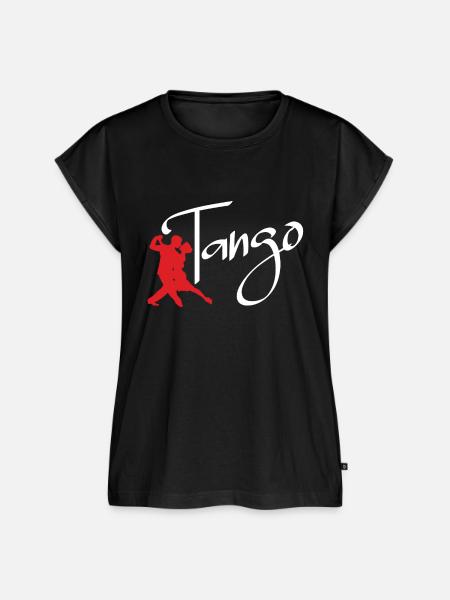Tango Tanzen - Frauen Premium Bio Top - Schwarz
