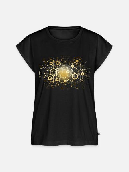 Block Chain - Frauen Premium Bio Top - Schwarz