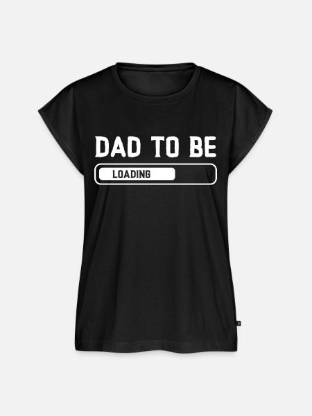 DAD TO BE - Loading... - Frauen Premium Bio Top - Schwarz