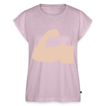 Arm 1 - Frauen Premium Bio Top - Altrosa - Vorne - AI Model Female 172 light (172cm)
