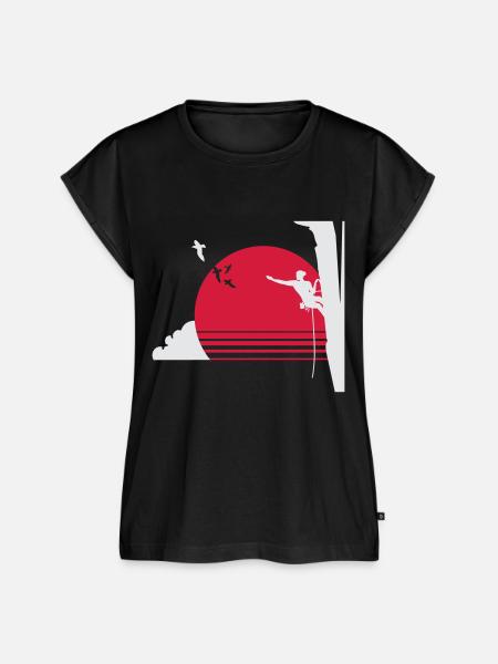Climber - Frauen Premium Bio Top - Schwarz