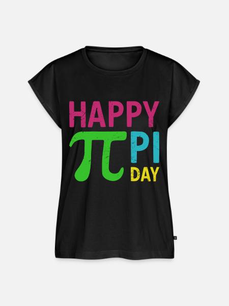 Math Happy Pi Day Pi - Frauen Premium Bio Top - Schwarz