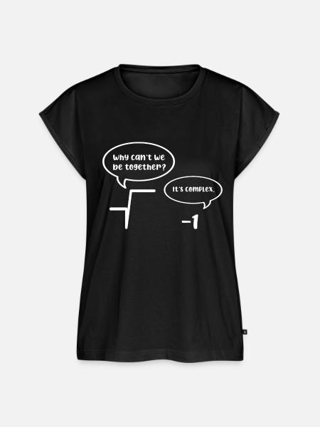 Mathe Nerd Witz - Frauen Premium Bio Top - Schwarz