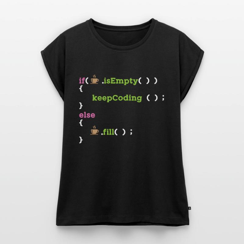 Code Coder Programmierer Software Coding Nerd Frauen Premium Bio Top