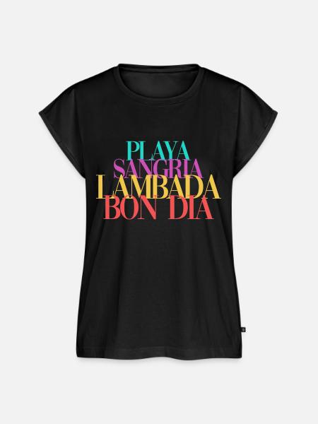 Playa Sangria - Frauen Premium Bio Top - Schwarz