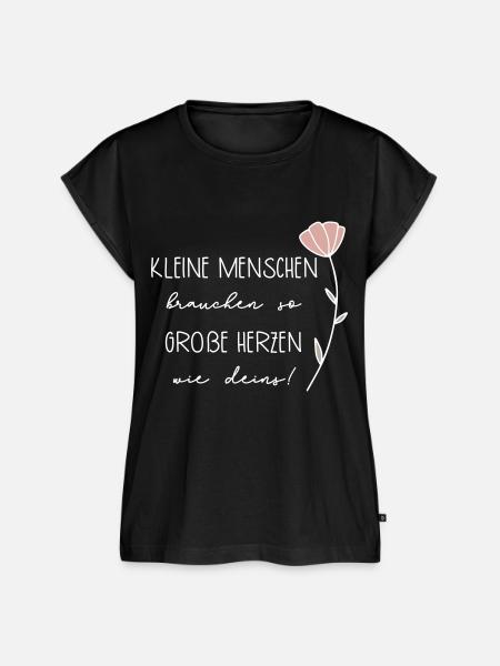 Geschenk für Pädagogin - Frauen Premium Bio Top - Schwarz