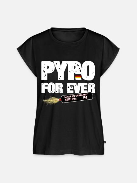 Pyro For Ever - Frauen Premium Bio Top - Schwarz