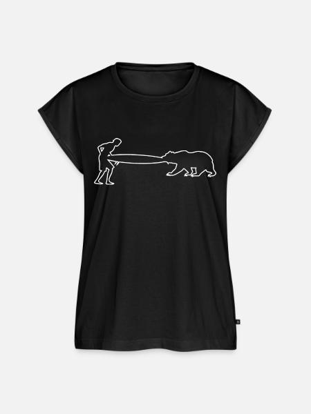 west coast surfing - Frauen Premium Bio Top - Schwarz