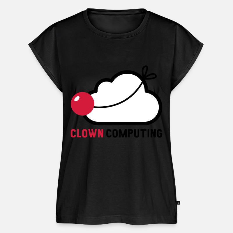 Clown Computing - Haut bio Premium Femme - noir