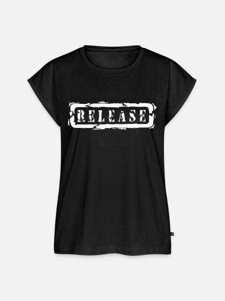 RELEASE - Frauen Premium Bio Top - Schwarz