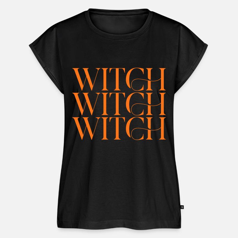 witch witch witch - Women’s Premium Organic Top - black