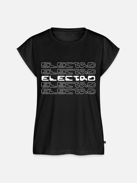Elektro - Frauen Premium Bio Top - Schwarz
