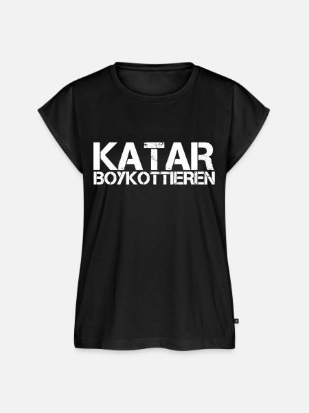 WM Katar - Frauen Premium Bio Top - Schwarz