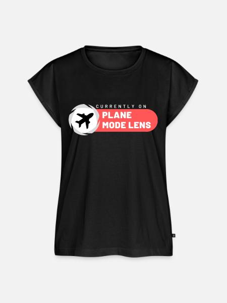 Plane-Spotter Luftfahrtfotografie - Frauen Premium Bio Top - Schwarz