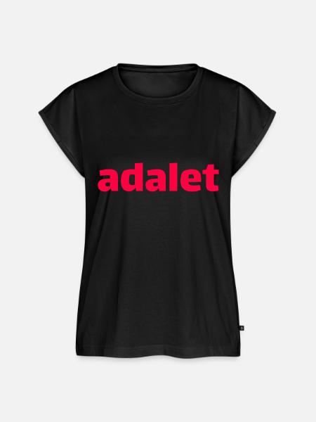 Adalet - Frauen Premium Bio Top - Schwarz