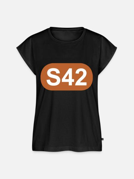 S-Bahn Berlin S42 - Frauen Premium Bio Top - Schwarz