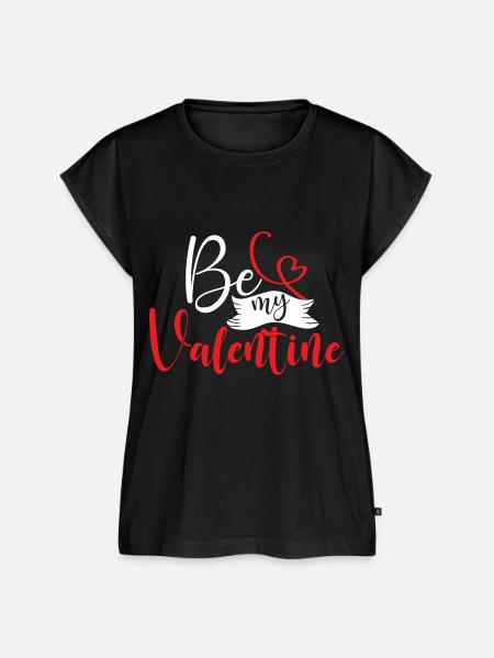 Be my Valentine - Frauen Premium Bio Top - Schwarz