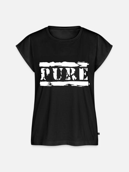Rein - Frauen Premium Bio Top - Schwarz