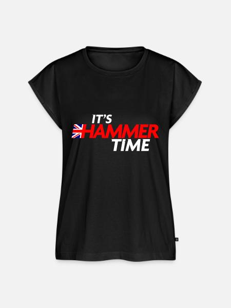 Es ist Hammerzeit - Frauen Premium Bio Top - Schwarz